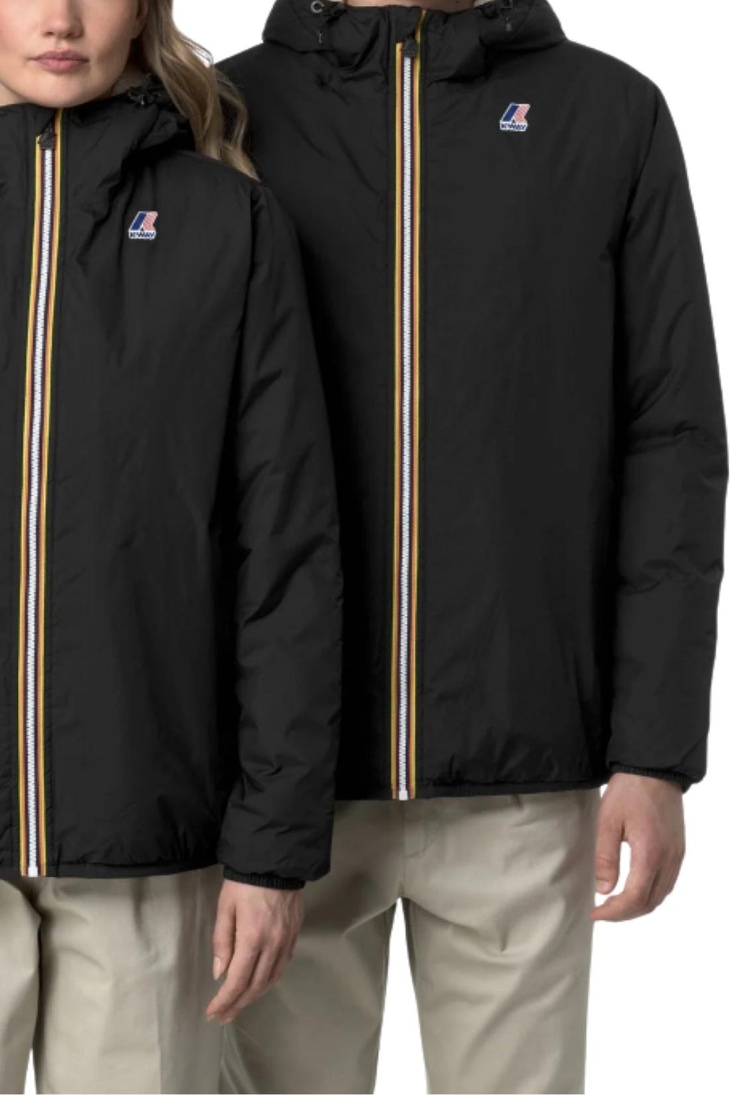 K-WAY - Unisex Le Vrai 4.0 Claude Orsetto waterproof jacket - Size L