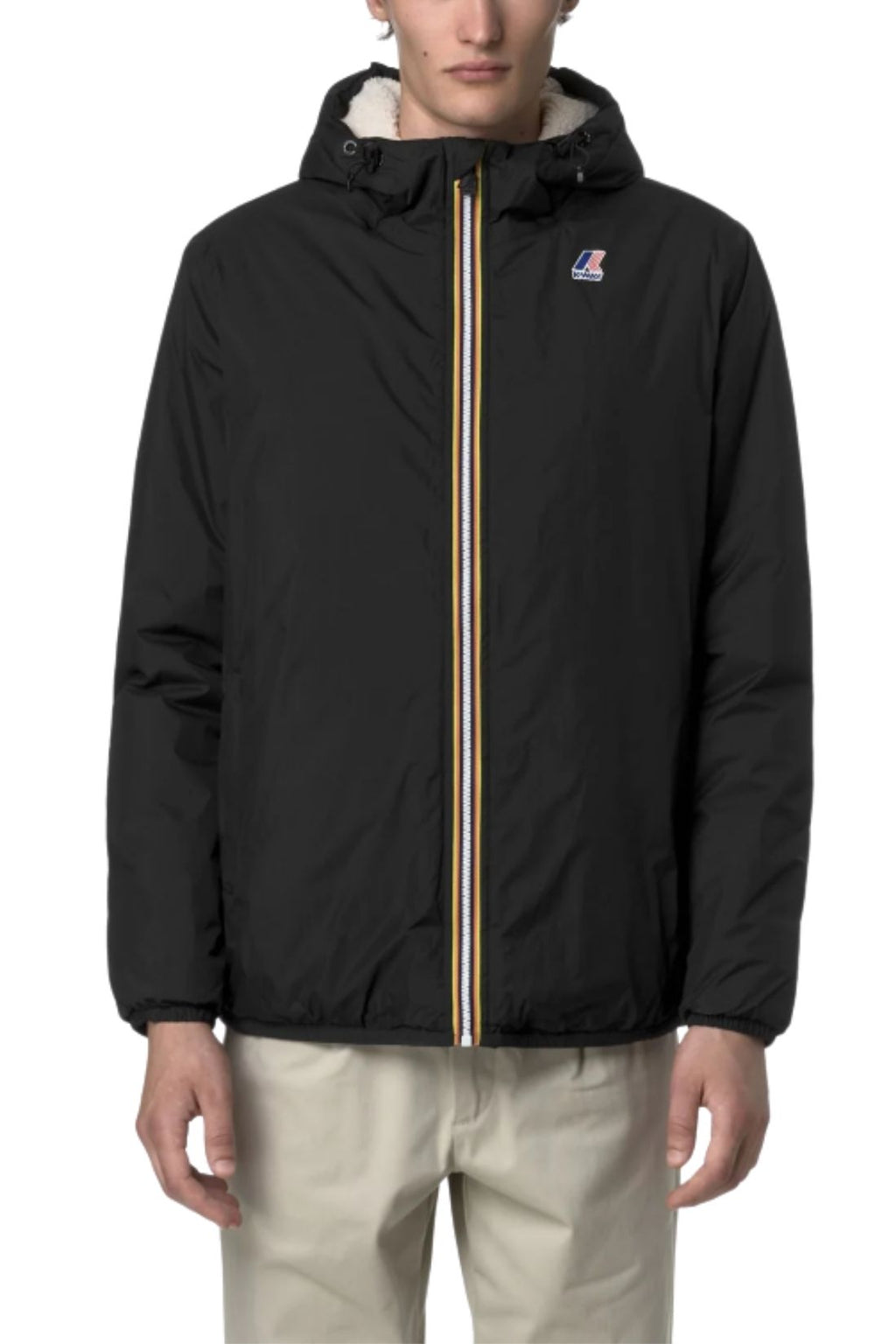 K-WAY - Unisex Le Vrai 4.0 Claude Orsetto waterproof jacket - Size L