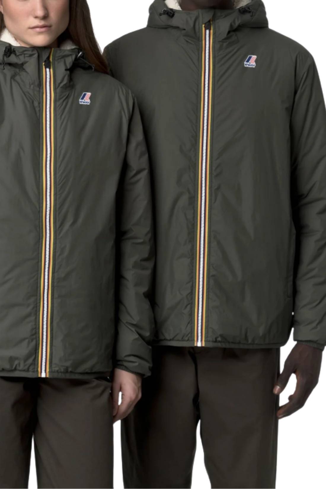 K-WAY - Unisex Le Vrai 4.0 Claude Orsetto waterproof jacket - Size L