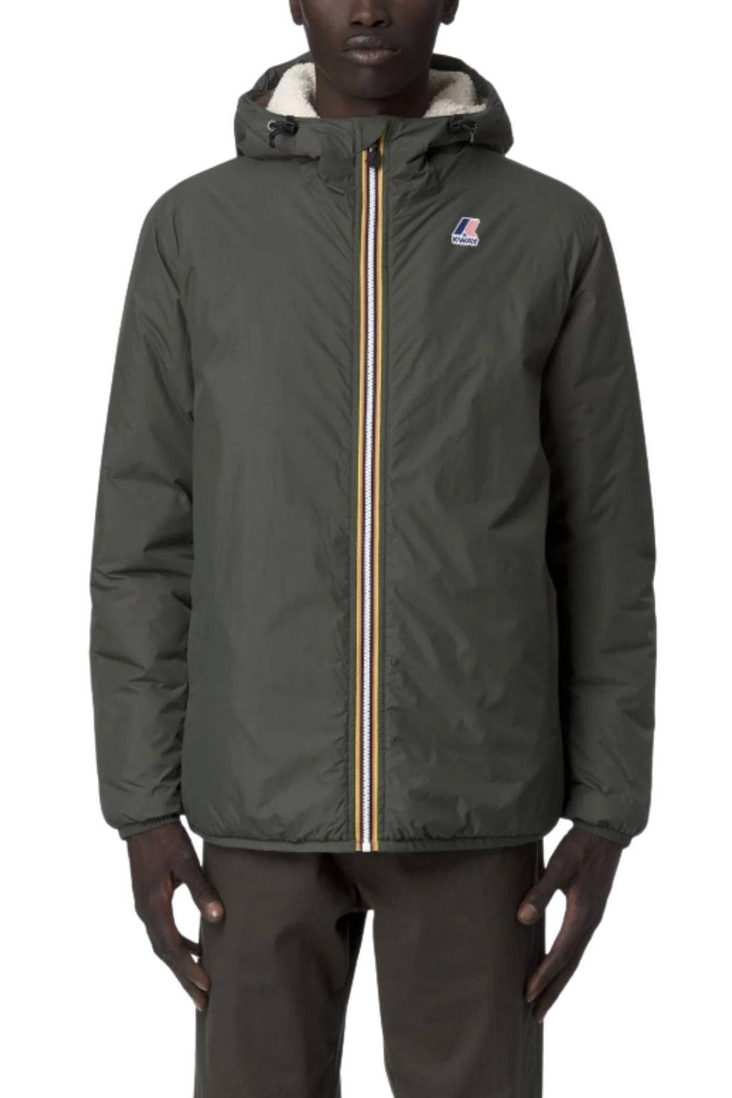 K-WAY - Unisex Le Vrai 4.0 Claude Orsetto waterproof jacket - Size L