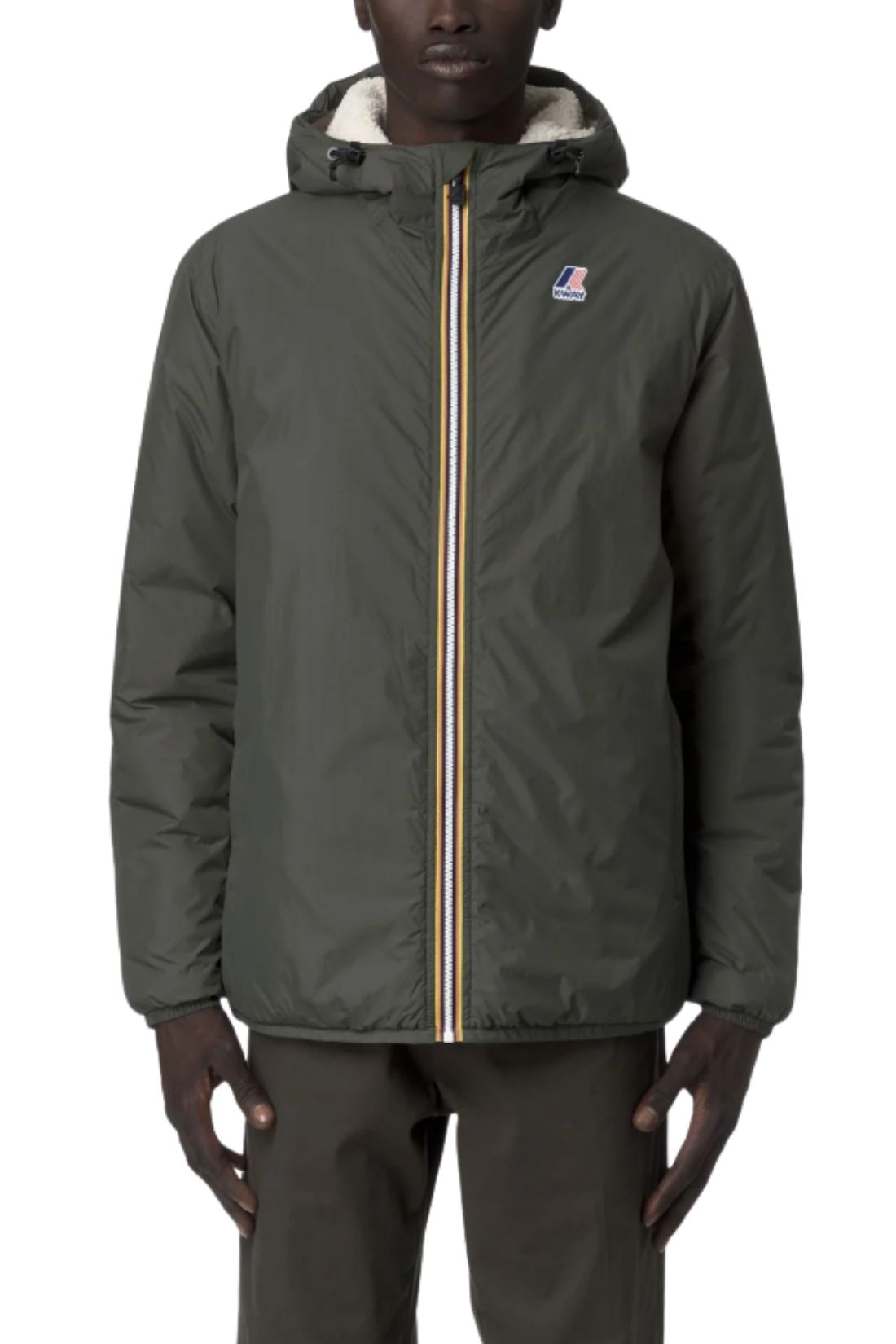 K-WAY - Unisex Le Vrai 4.0 Claude Orsetto waterproof jacket - Size L