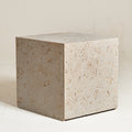 BURSA TRAVERTINE SIDE TABLE