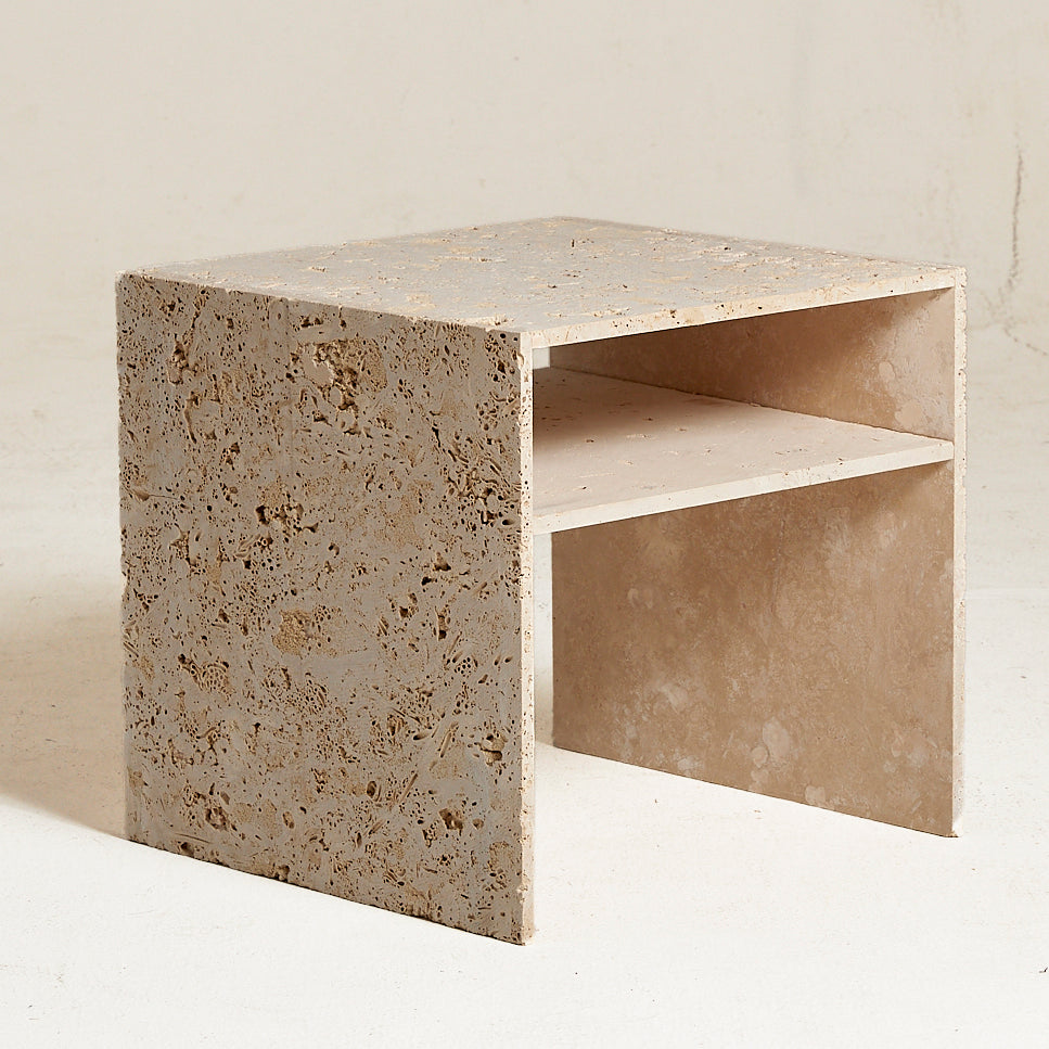 NOTO TRAVERTINE NIGHTSTAND