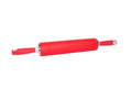 DoughEZ 21.5-Inch Non-Stick Silicone Rolling Pin with Contoured Handles, Dishwasher Safe, BPA Free, Red