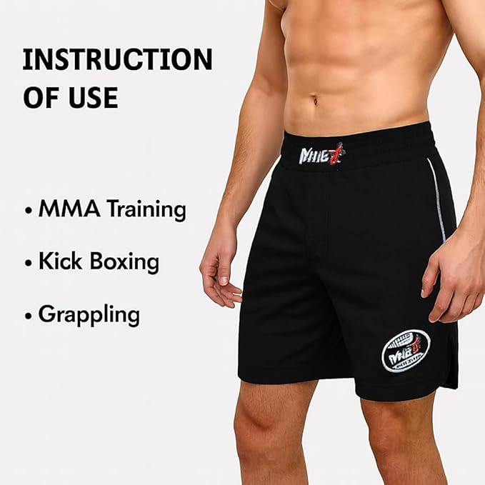 MNEX Pro MMA Shorts - Training Kickboxing Combat Sports (XL)
