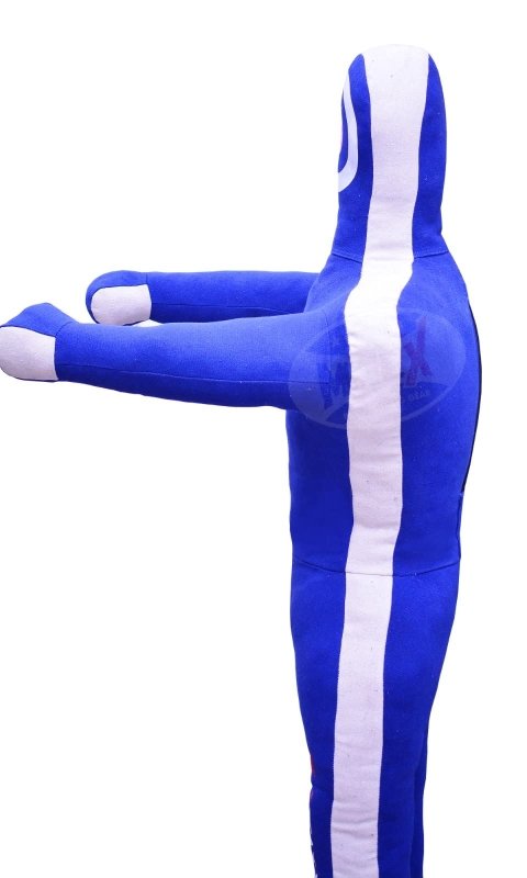 MNEX Pro Standing Dummy - 4ft Unfilled BJJ MMA Training (Blue)