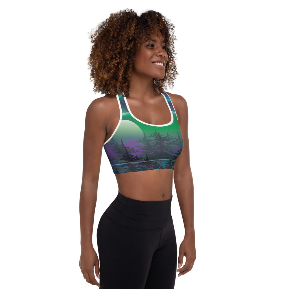 Northern Lights Padded Sports Bra