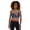 Patriotic Pup Padded Sports Bra