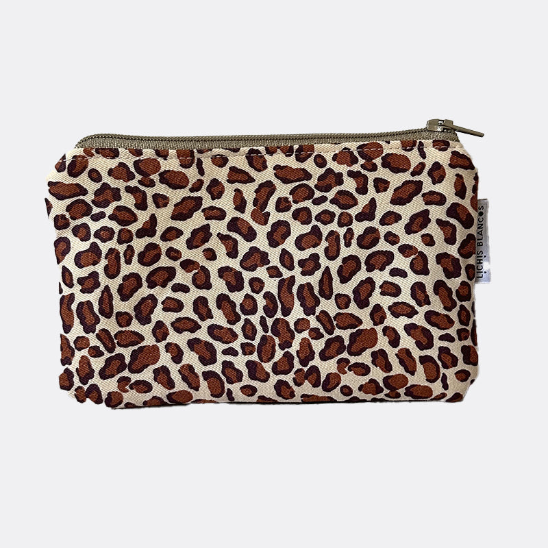 MONEDERO ANIMAL PRINT TEJA