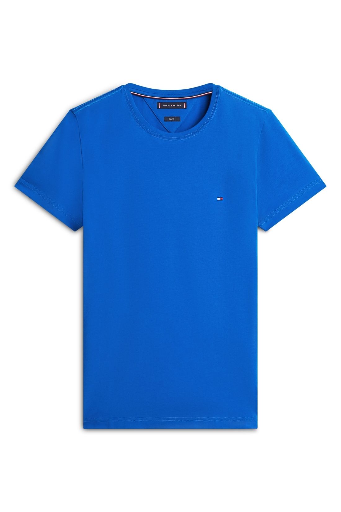 TOMMY HILFIGER - Men's stretch slim T-shirt with logo - Size XL