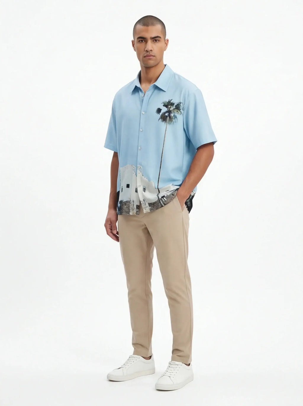 Minimalist Taupe Shirt