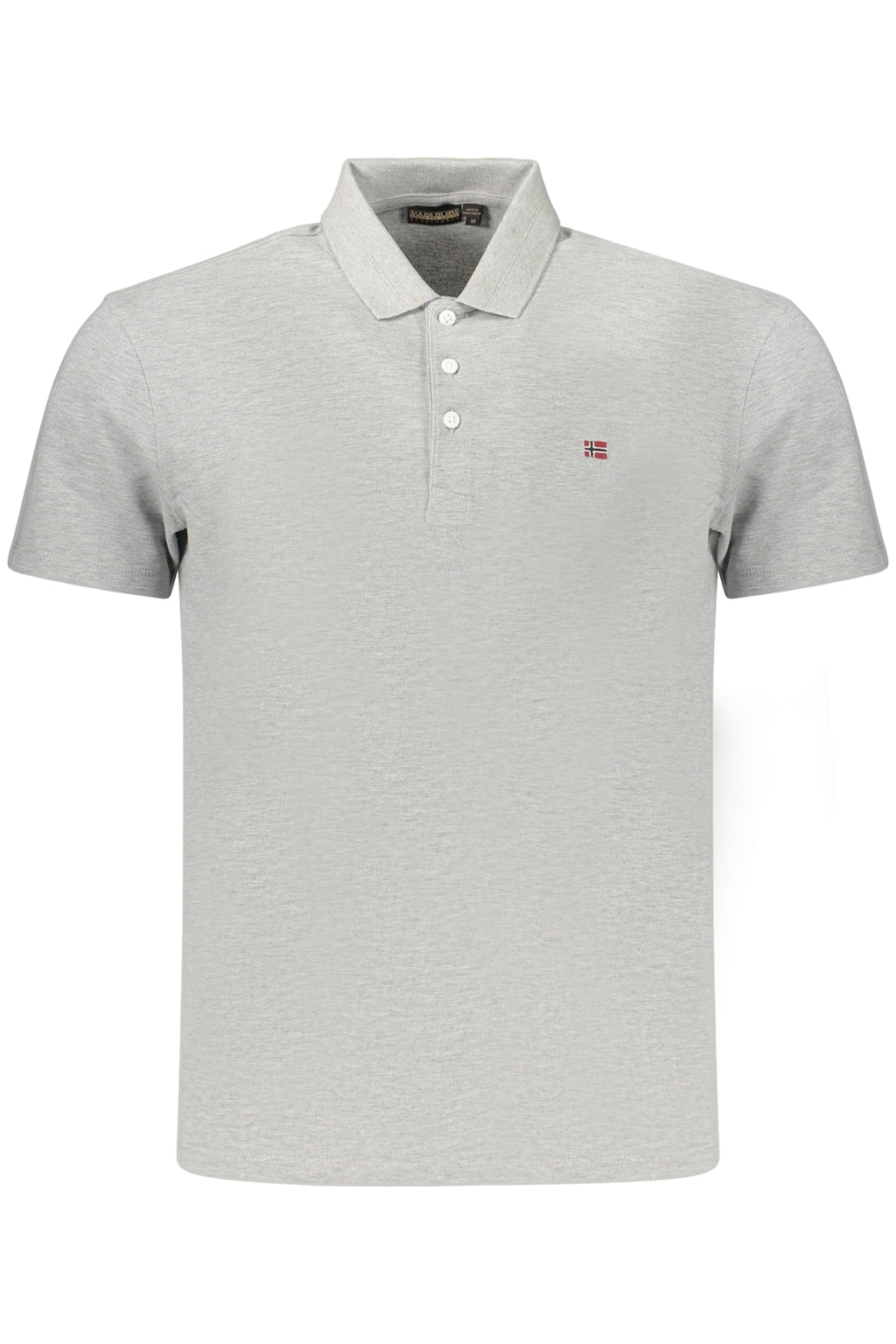 NAPAPIJRI MEN'S SHORT-SLEEVE POLO SHIRT, GREY