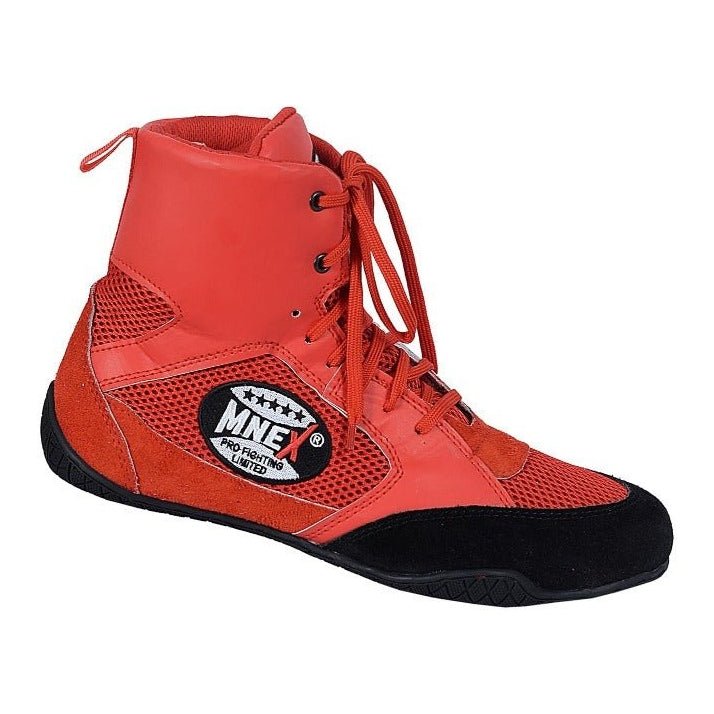 Professional Men's Boxing Boots - Red, Black, Blue - UK 7 to 12