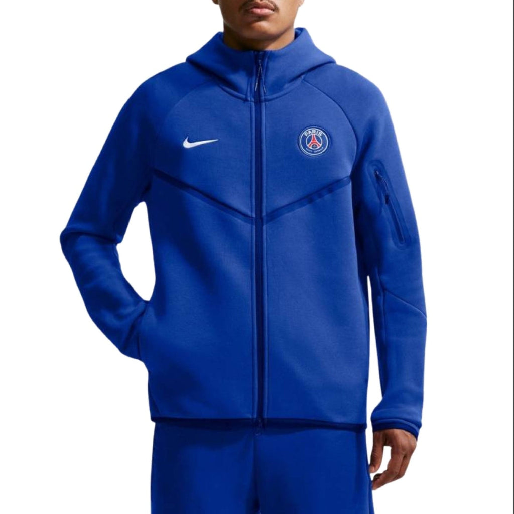 PSG blue Tech Fleece presentation soccer tracksuit 2026/27 - Nike