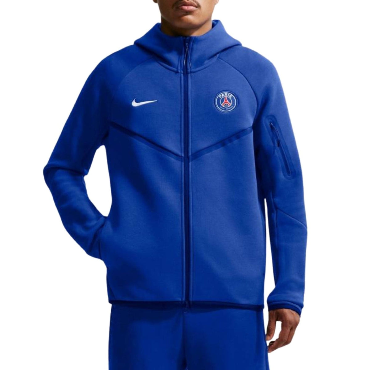 PSG blue Tech Fleece presentation soccer tracksuit 2026/27 - Nike