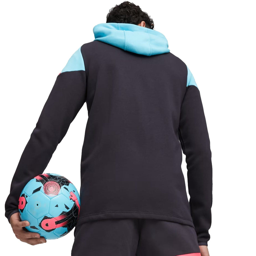 Manchester City black Casual hooded presentation tracksuit 2023/24 - Puma