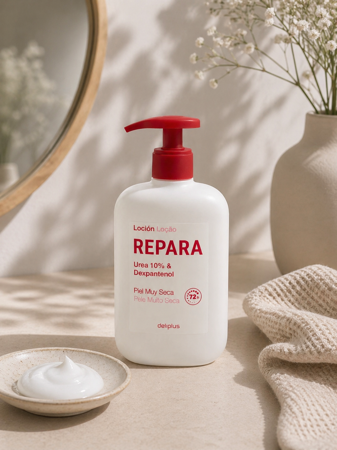 Deliplus - Lotion Réparatrice Corps 10% Urée et Dexpanthéno