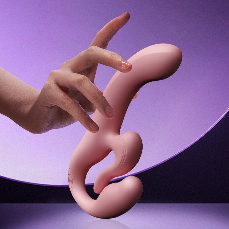 Roomfun Double-Ended G-Spot Vibrator Remote Controlled for Couples