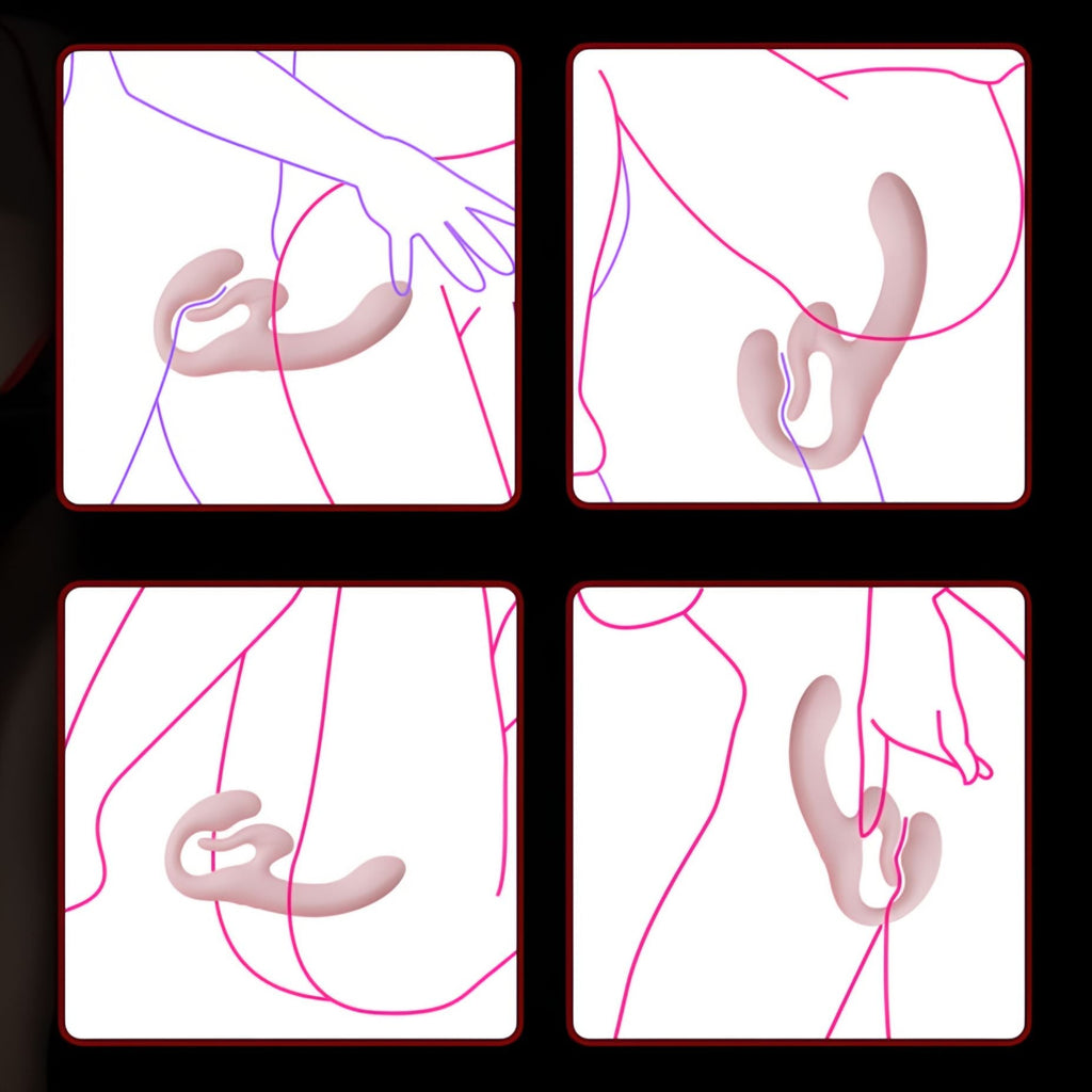 Roomfun Double-Ended G-Spot Vibrator Remote Controlled for Couples