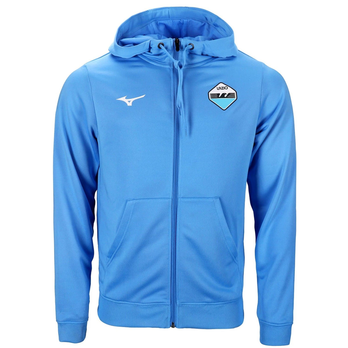 SS Lazio fanwear hooded cotton presentation tracksuit 2023/24 - Mizuno