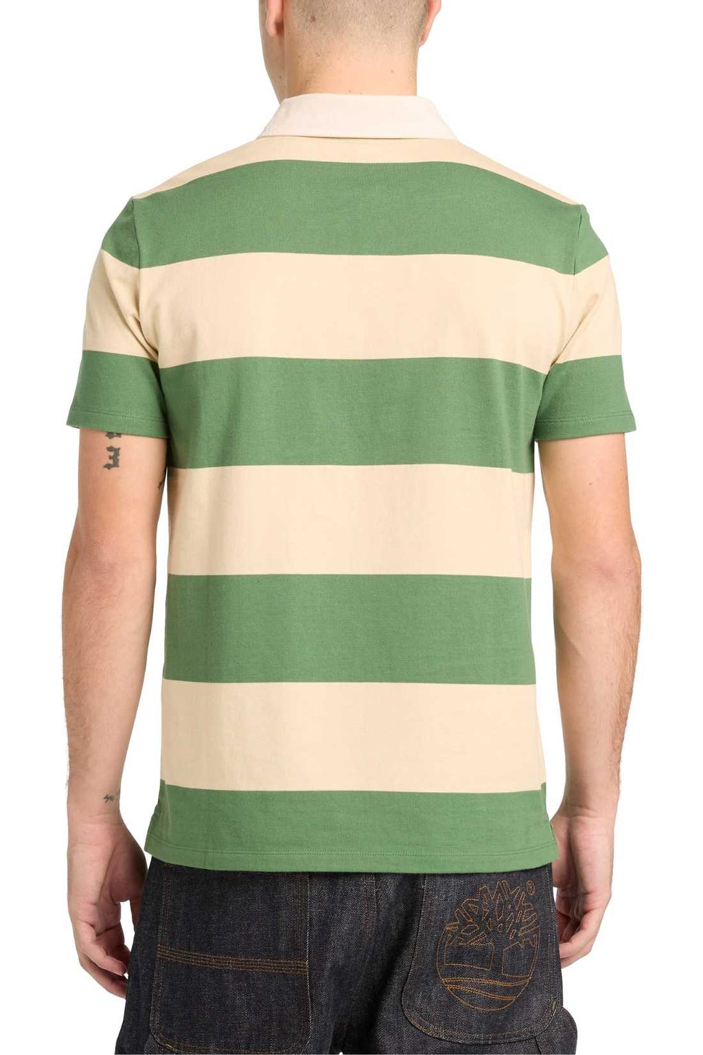 TIMBERLAND - Men's striped rugby polo shirt  - Size 3XL
