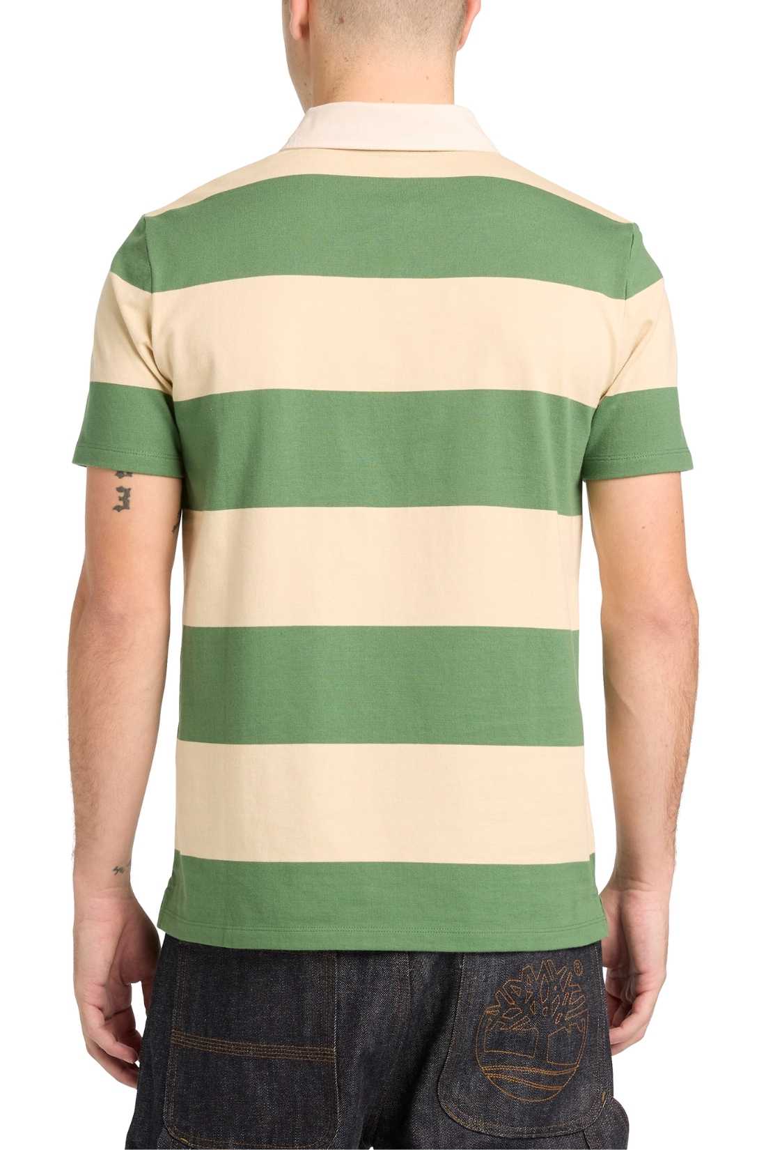 TIMBERLAND - Men's striped rugby polo shirt  - Size 3XL