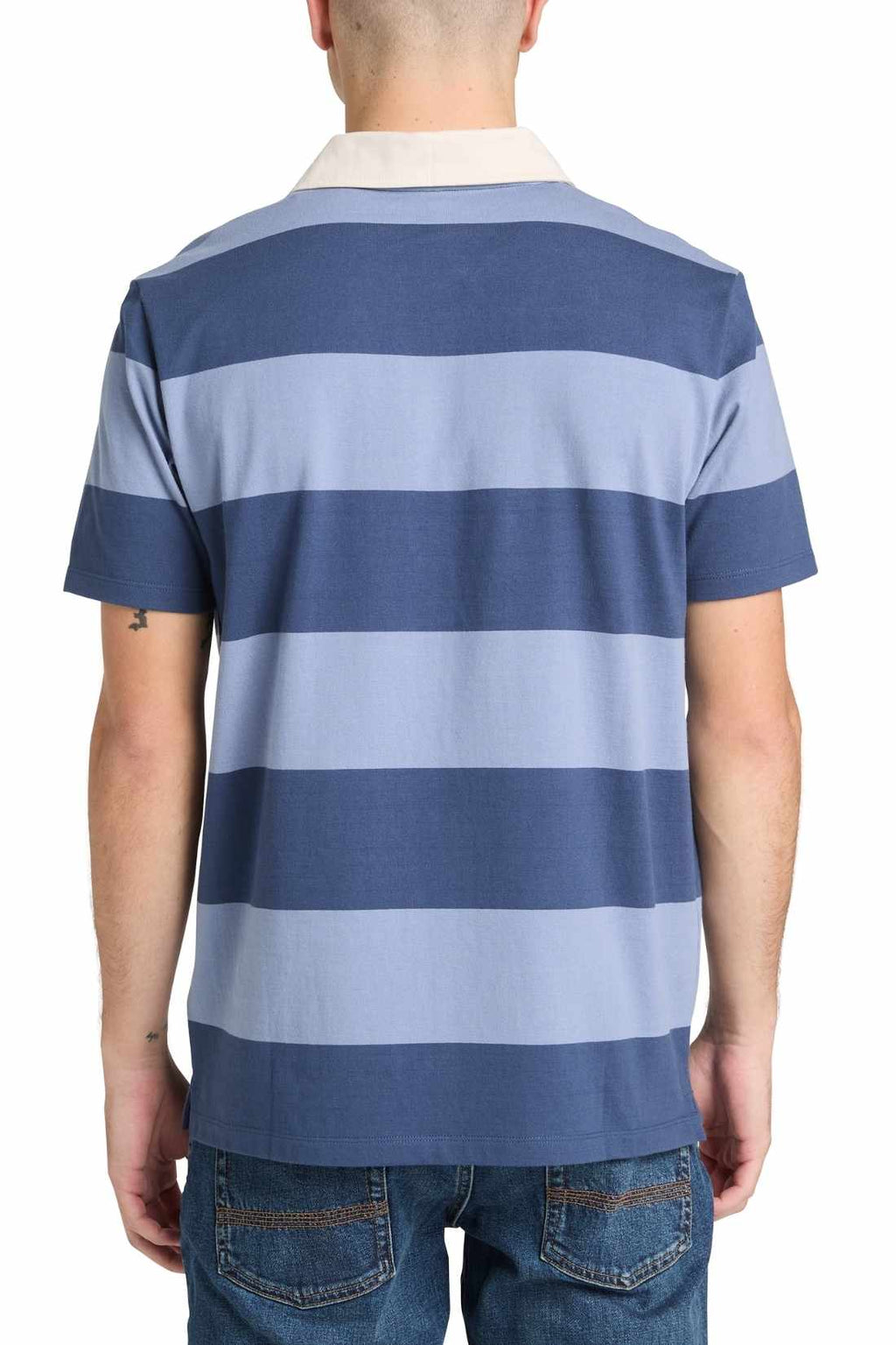 TIMBERLAND - Men's striped rugby polo shirt  - Size 3XL