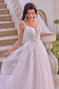 Elegant Embellished Formal Long Special Occasion Gown Detailed CDWL075