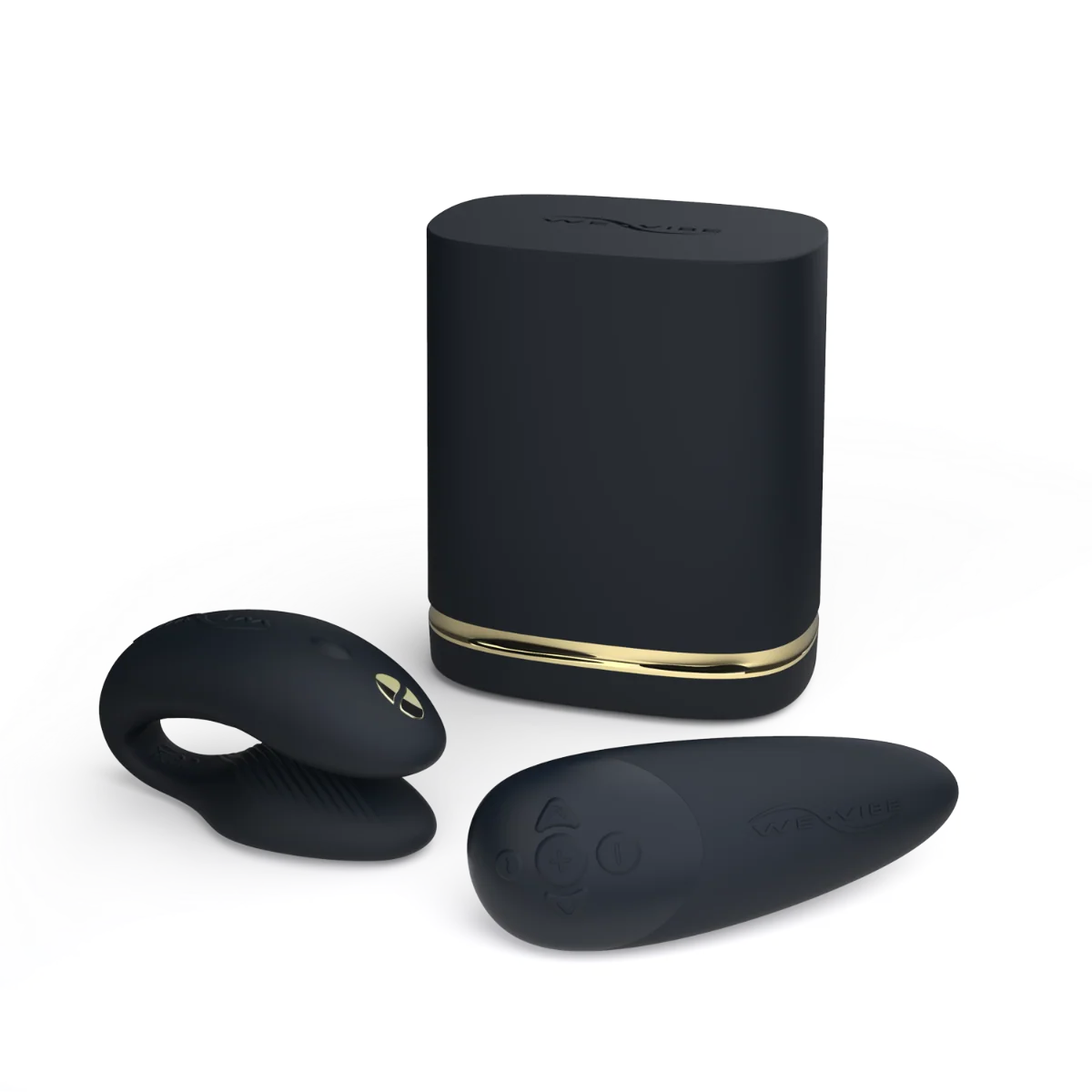 Womanizer X We-Vibe Golden Moments Clit Sucking & Wearable Couples Vibrator Limited Edition