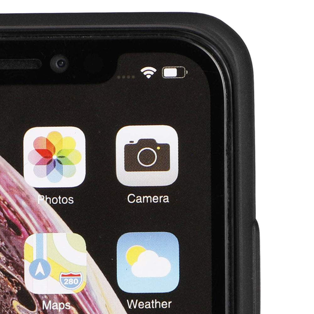 Custodia iNature iPhone XS Max - Nero Vulcano